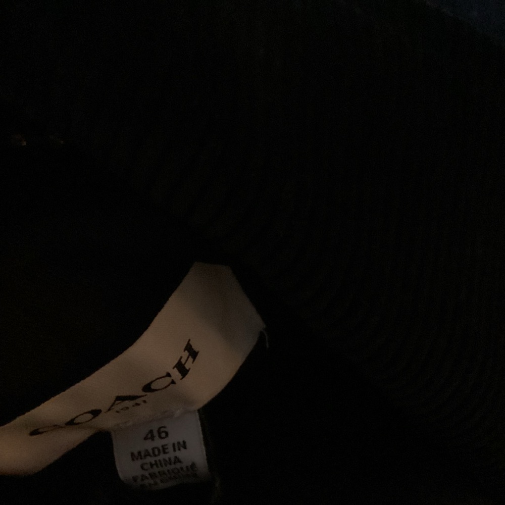 Coach Navy Wool Jacket indigo barn - Picture 6 of 6